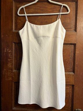 Aritzia Wilfred Foxley Dress Light Birch Size 10 (Worn Once)